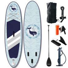 best seller Drop Stitch Material Transparent Stand UP Paddle Board Inflatable SUP Paddle board Pump